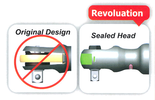 Head-Sealed Ratchet Housing